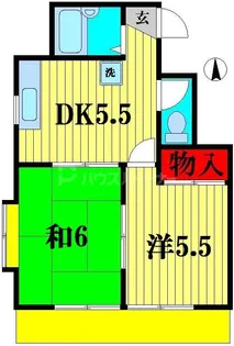 アルカサール小金【2階】の間取り