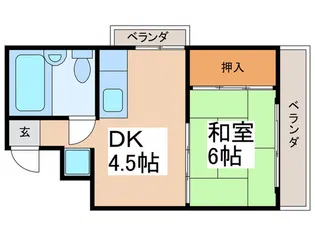 大塚ビル【4階】の間取り
