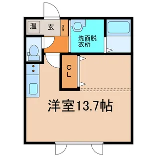 クロスフォレ【1階】の間取り