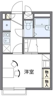 レオパレスアンティーク(40750)【1階】の間取り