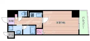 SK江坂【6階】の間取り