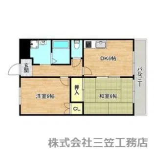 アビリティK【3階】の間取り