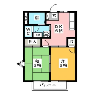 グランドール木曽川【2階】の間取り