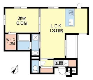 Hawa Kugahara【2階】の間取り