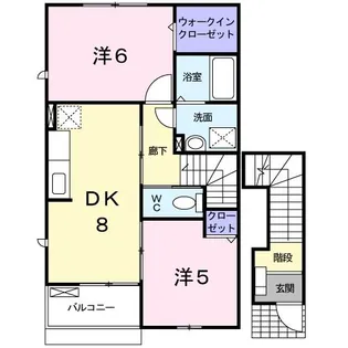 サンシャイン富永II【2階】の間取り