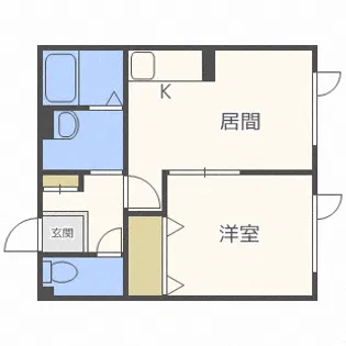 シティハイムピュアハウス【2階】の間取り