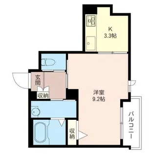 ヴィラ向陽【2階】の間取り