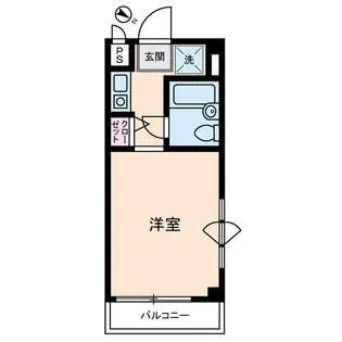 豊町中央コーポ【3階】の間取り