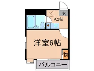 ブランニュ-美しが丘【2階】の間取り