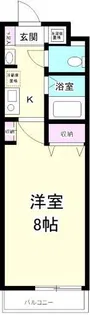 草加ハウス【1階】の間取り