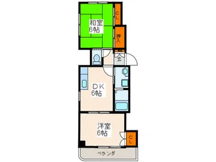 ランドマ-ク横川【3階】の間取り