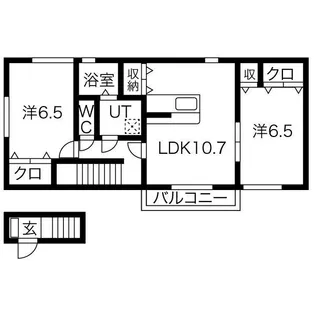 ラルジュ【2階】の間取り