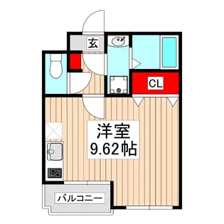 CLEAR SEASON【3階】の間取り