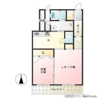 GRACE COURT【2階】の間取り
