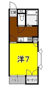 群馬県高崎市上豊岡町【アパート】の間取り