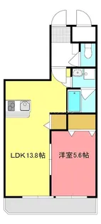 イーストコートK【2階】の間取り