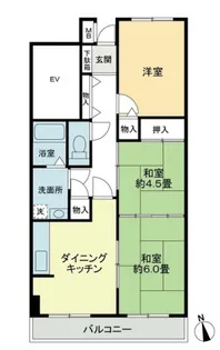 スカール太田【6階】の間取り