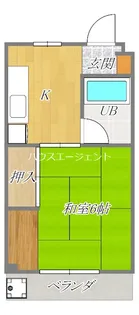 葛西壱番館【3階】の間取り