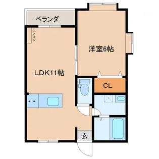 Pal立山【2階】の間取り