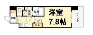 プール・トゥジュール梅田ウエスト【3階】の間取り