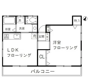 TALO中村【2階】の間取り