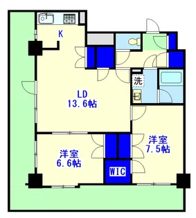 千葉県浦安市猫実2【マンション】の間取り
