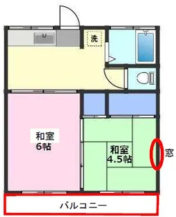 関根コーポ【2階】の間取り