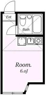 ユナイト衣笠ジョルジェット【2階】の間取り