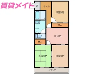 エスペランサ【3階】の間取り