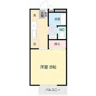 サンガーデン葉の木 D棟【2階】の間取り