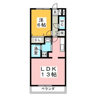 アークパレス【1階】の間取り