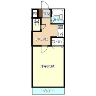 ボアソナードIII【2階】の間取り