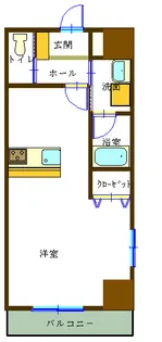 クレール手寄【7階】の間取り