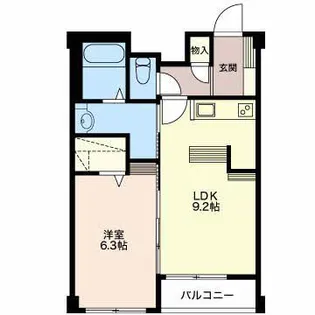 L’alba di Primo(ラルバディプリモ)【3階】の間取り