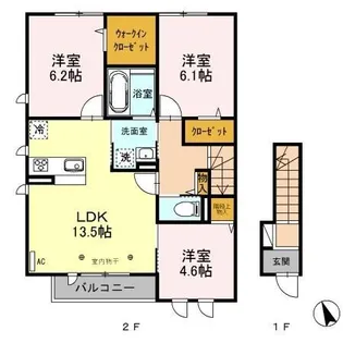 WIT上田【2階】の間取り