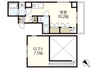 Y’zBLD緑井【5階】の間取り