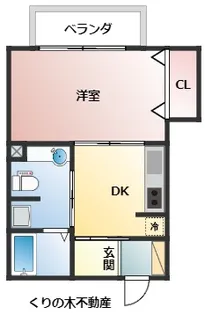 リヴェールコート E棟【2階】の間取り
