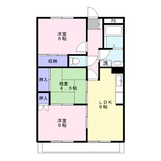 3LDKの間取り画像