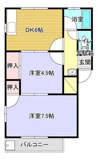 メゾンFuji II【1階】の間取り