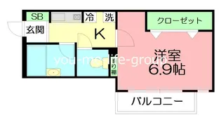 マーレ TAKEI 参番館【1階】の間取り