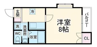 翔鶴館【3階】の間取り