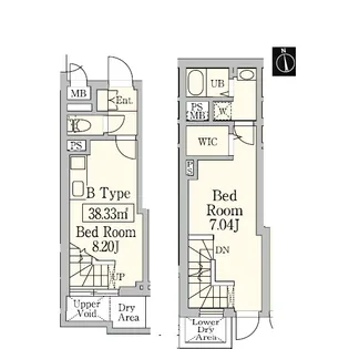 アグレシオ品川大井の間取り
