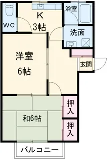 カサベルデ市原【1階】の間取り