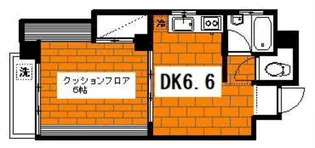 広島屋ビル【4階】の間取り