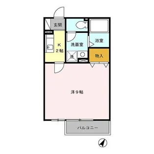 埼玉県春日部市備後東1【アパート】の間取り