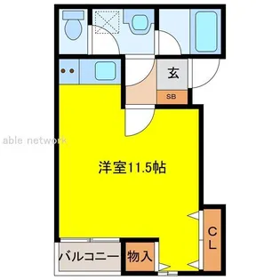 エトワール東栄町【2階】の間取り