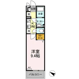 ラ・メゾンNK【2階】の間取り