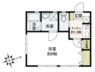 スプリーナ保土ヶ谷【1階】の間取り
