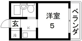 サンハイツ【2階】の間取り