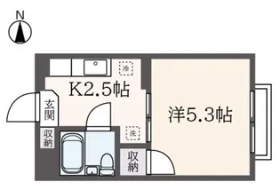 コーポ富士見ヶ丘【3階】の間取り